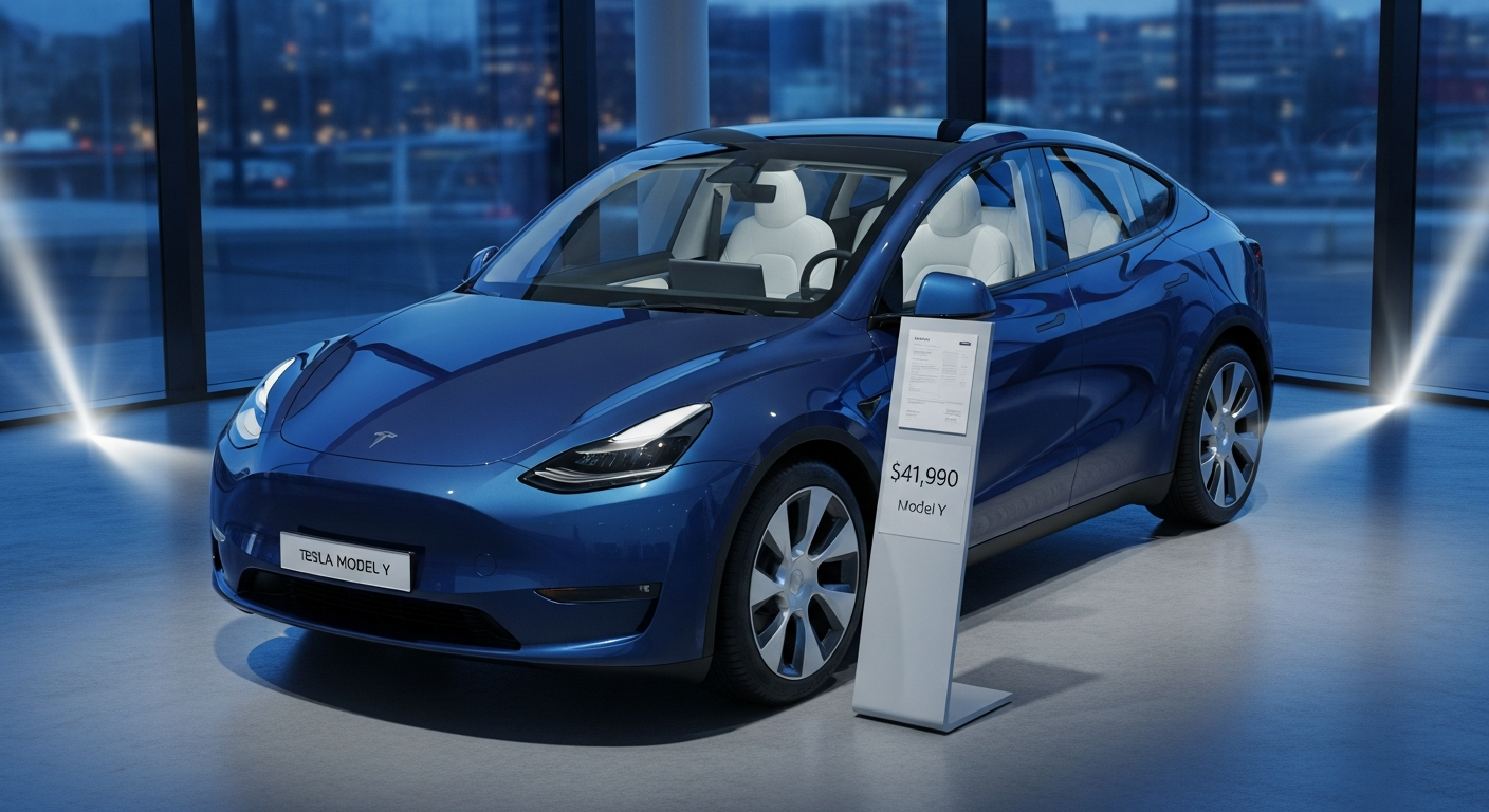 $41990 Tesla Model Y